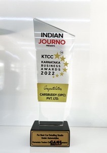 Awarded with the Best Car Detailing Studio in Karnataka